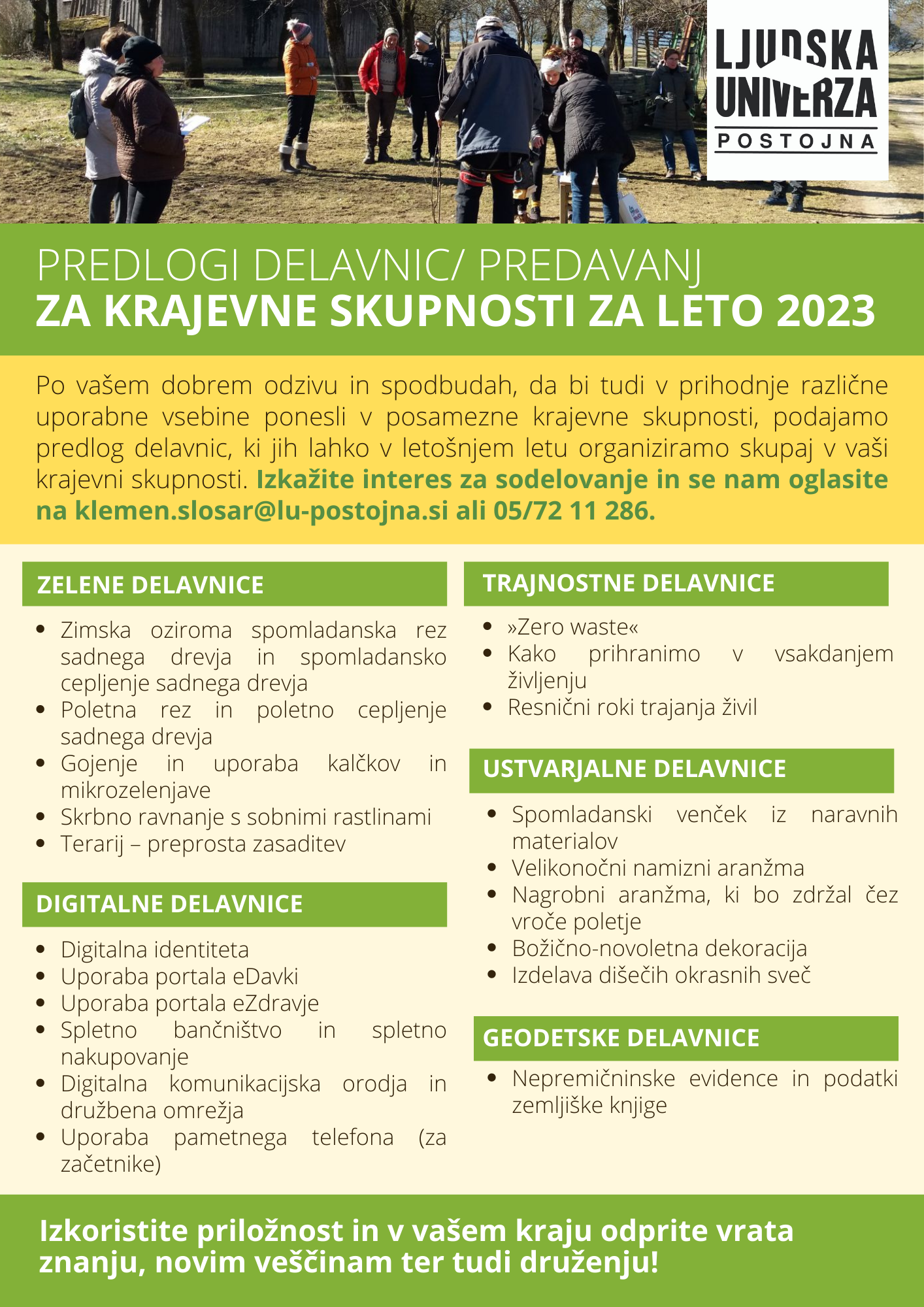 PREDLOGI DELAVNIC ZA KS ZA 2023
